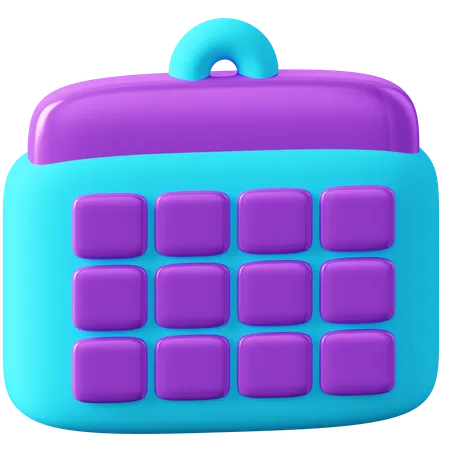 Calendrier  3D Icon