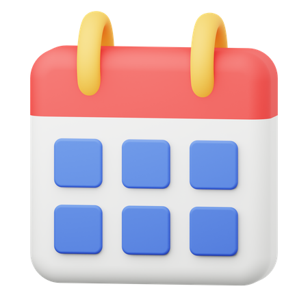 Calendrier  3D Icon