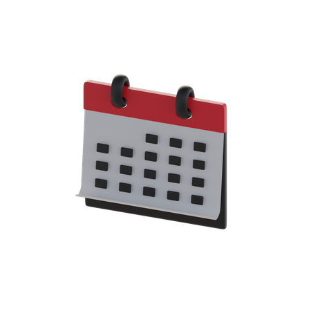 Calendrier  3D Icon