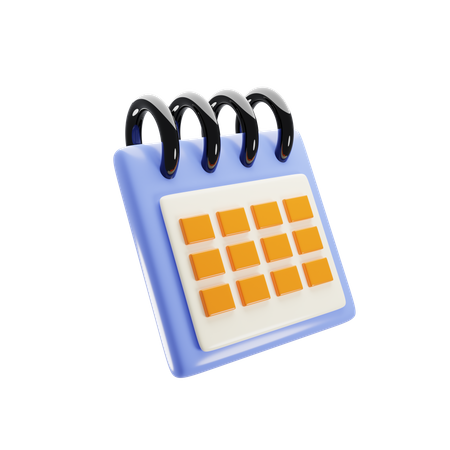 Calendrier  3D Icon