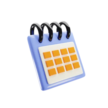 Calendrier  3D Icon