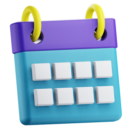 Calendrier  3D Icon