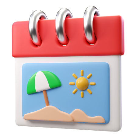 Calendrier  3D Icon