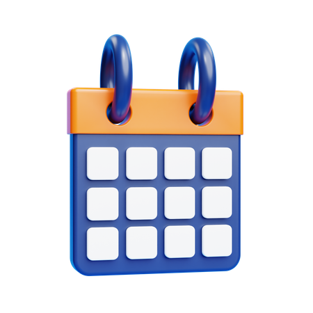 Calendrier  3D Icon