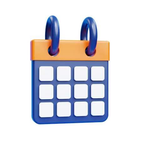 Calendrier  3D Icon