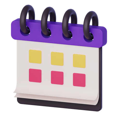 Calendrier  3D Icon