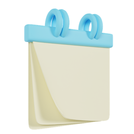 Calendrier  3D Icon