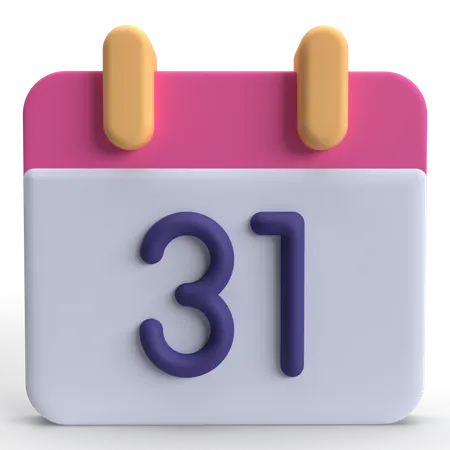 Calendrier  3D Icon