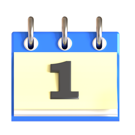 Calendrier  3D Icon