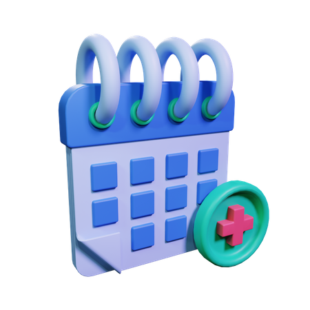 Calendrier  3D Icon