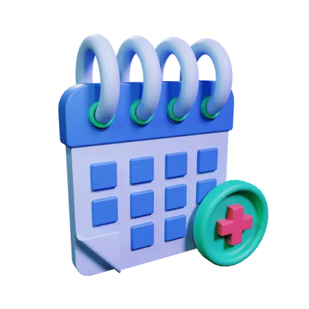 Calendrier  3D Icon