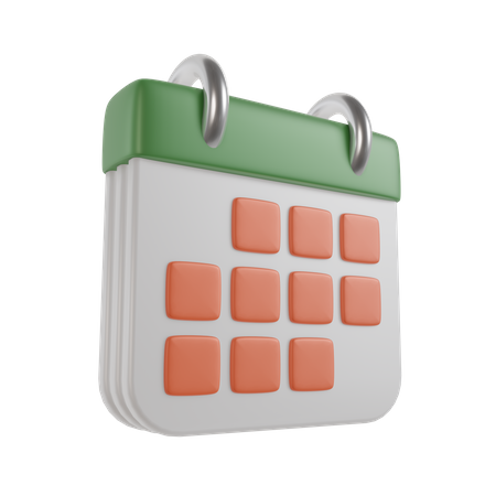 Calendrier  3D Icon