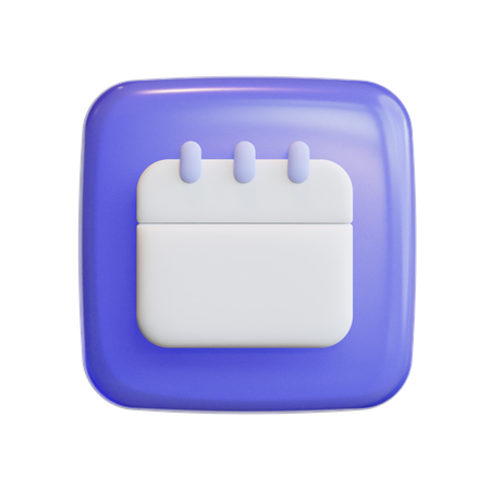 Calendrier  3D Icon