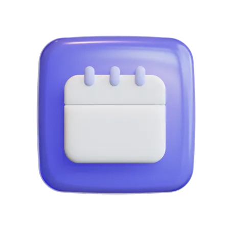 Calendrier  3D Icon