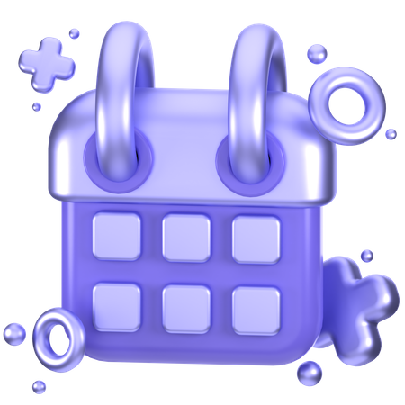 Calendrier  3D Icon