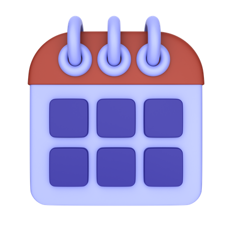 Calendrier  3D Icon