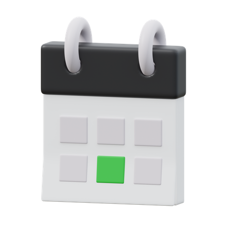 Calendrier  3D Icon