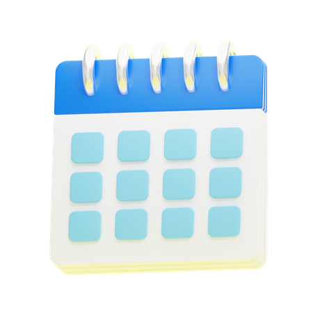 Calendrier  3D Icon