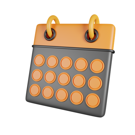 Calendrier  3D Icon