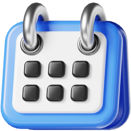 Calendrier  3D Icon