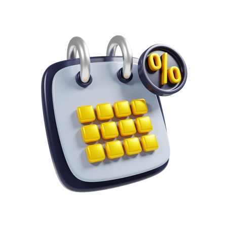 Calendrier  3D Icon