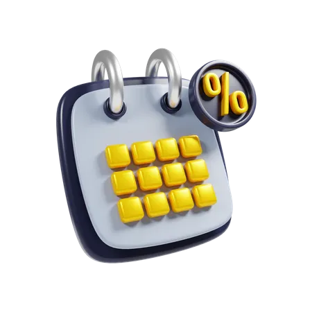 Calendrier  3D Icon