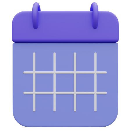 Calendrier  3D Icon