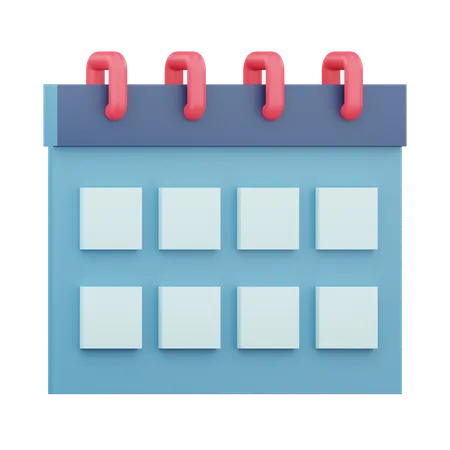 Calendrier  3D Icon