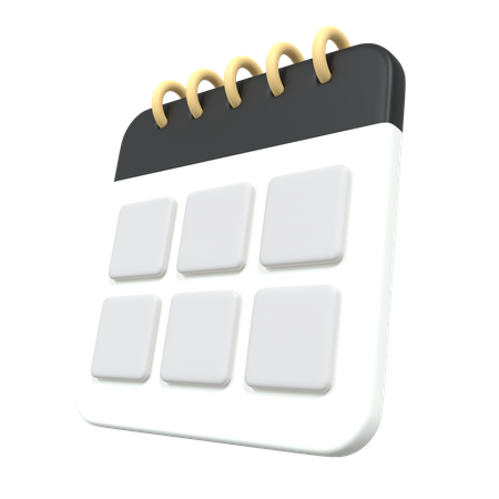 Calendrier  3D Icon