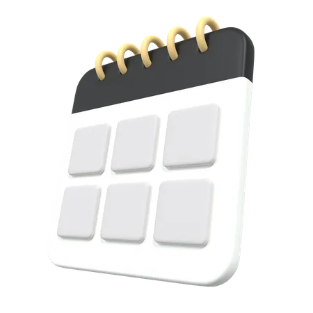 Calendrier  3D Icon