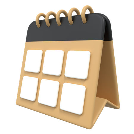 Calendrier  3D Icon