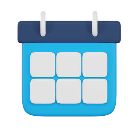 Calendrier  3D Icon