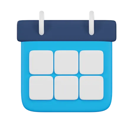 Calendrier  3D Icon