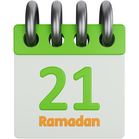 Calendrier arabe  3D Icon