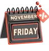 calendrier du vendredi noir
