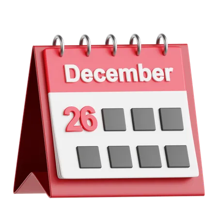 Date du calendrier  3D Icon