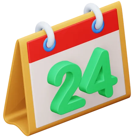 Date du calendrier  3D Icon