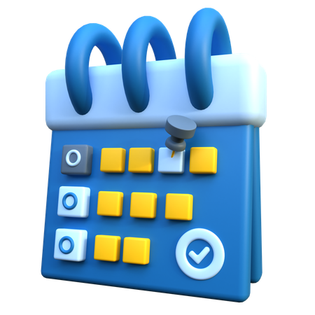 Date limite du calendrier  3D Icon