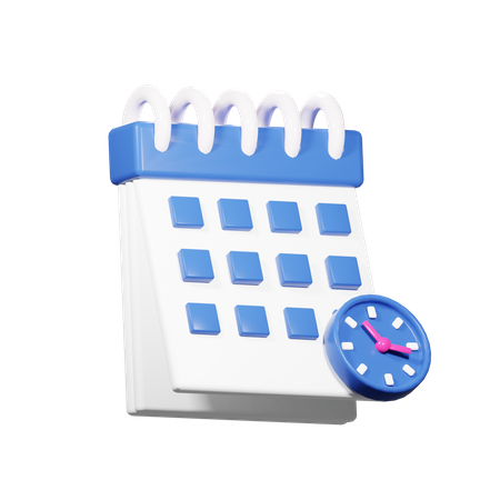 Date limite du calendrier  3D Icon