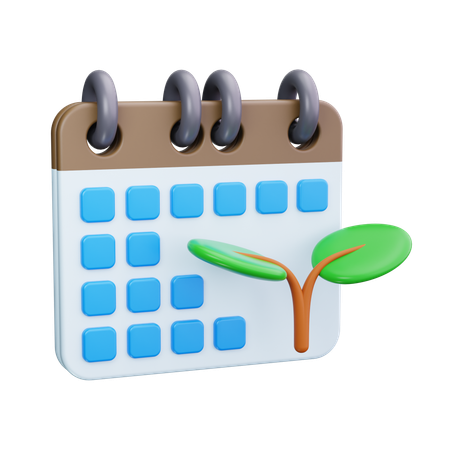 Calendrier des installations  3D Icon