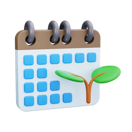 Calendrier des installations  3D Icon