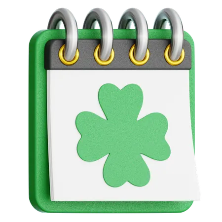 Calendrier de la Saint Patrick  3D Icon