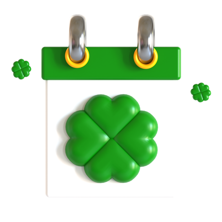 Calendrier de Saint Patrick  3D Icon