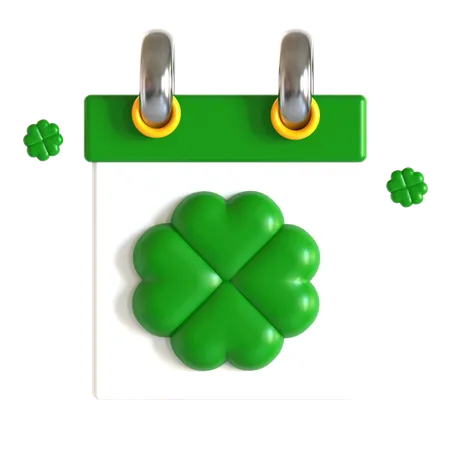 Calendrier de Saint Patrick  3D Icon