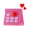 calendrier de la Saint-Valentin