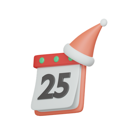 Calendrier de Noël  3D Icon