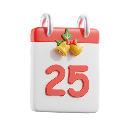 Calendrier de Noël  3D Icon