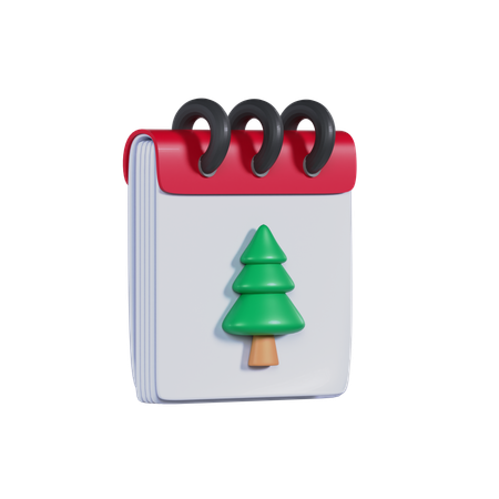 Calendrier de Noël  3D Icon