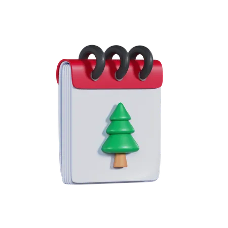 Calendrier de Noël  3D Icon