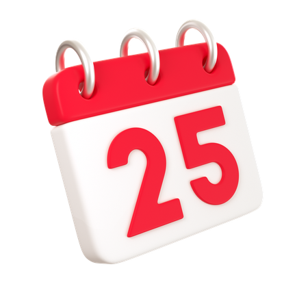 Calendrier de Noël  3D Icon